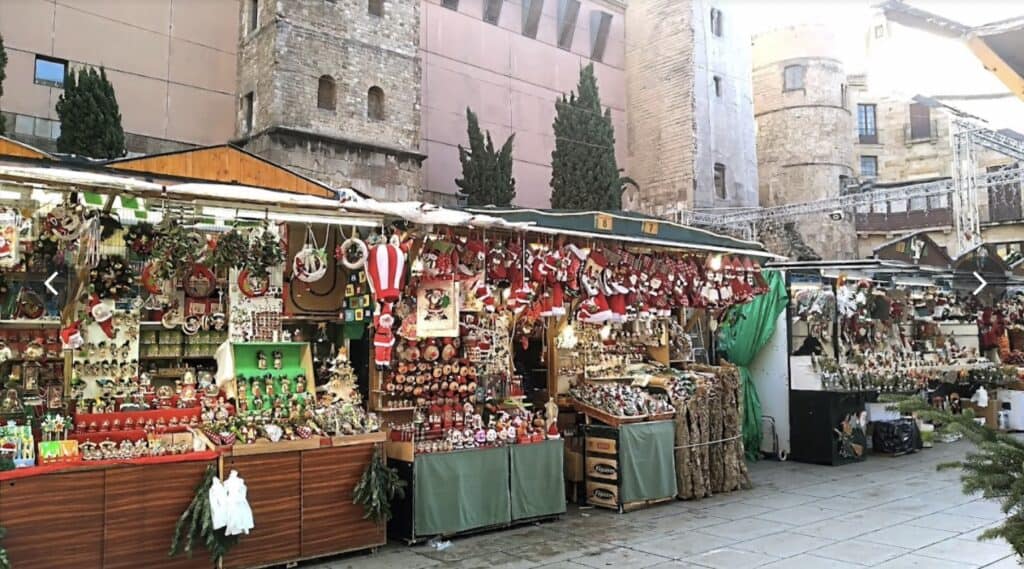 Fira de Santa Llúcia Christmas Market, Spain.