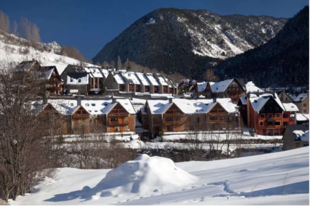 Valle de Arán, Spain. In winter.
