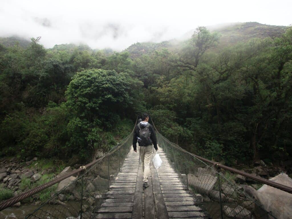 Hiking tour on the Inca Trail weaves up to Machu Picchu.