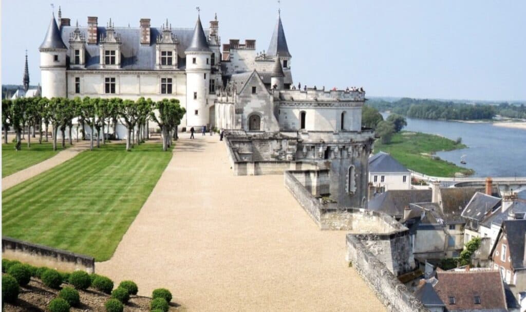Depending on how many days you have to spend in France, visit the Loire Valley. Built right above the Loire river is Château d'Amboise.