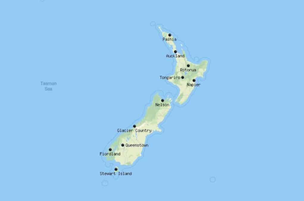 Queenstown is located in the southern part of South Island, New Zealand.
