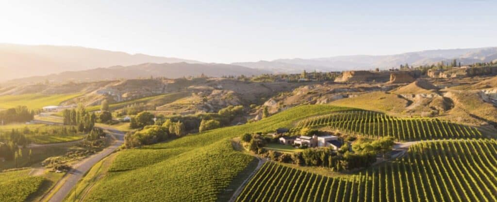 Bannockburn Vineyards in the Central Otago region, a short drive from Queenstown.