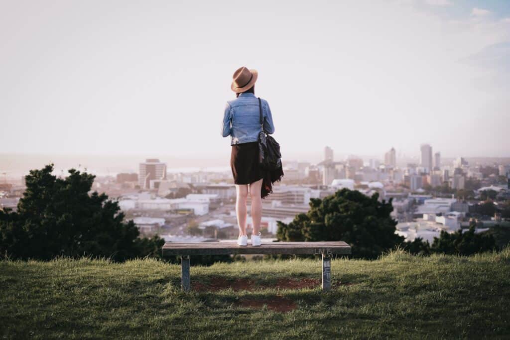 Mount Eden Summit, Auckland, New Zealand. The cheapest flights will fly into Auckland, New Zealand. 