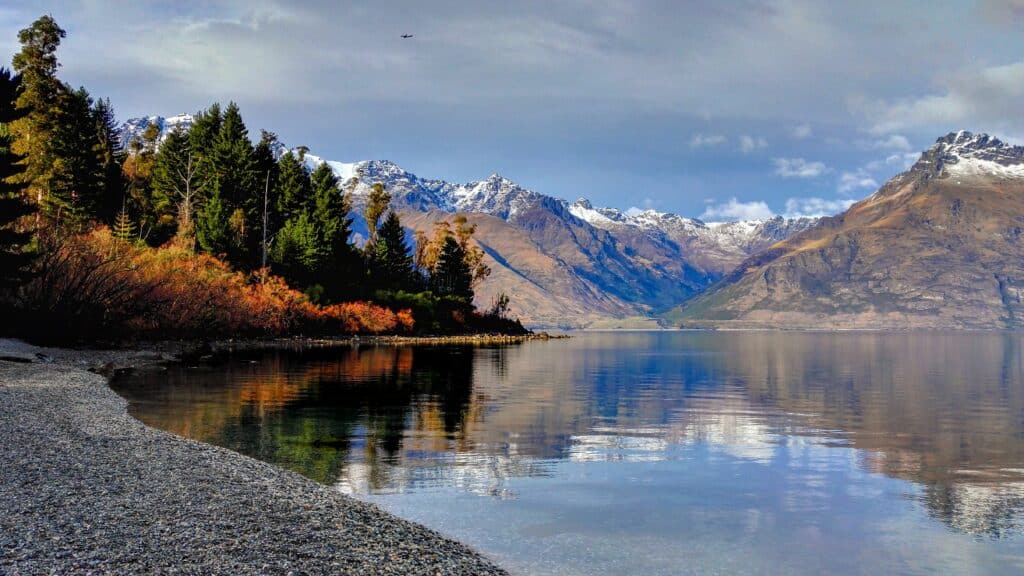 Does Queenstown get a lot of snow? Only a bit in town and a lot on the surrounding mountains.