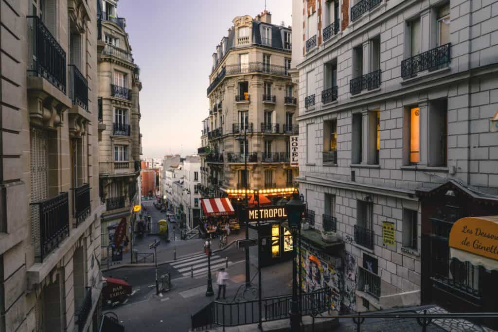 We think France is worth visiting, to walk down streets like this in Paris.