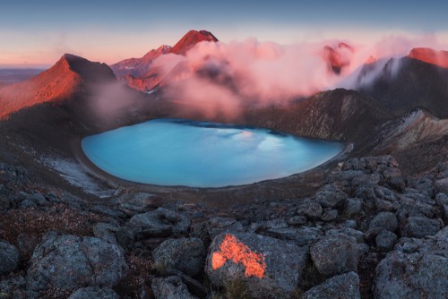 Tongariro National Park, New Zealand. One of the many must-sees when visiting New Zealand. 