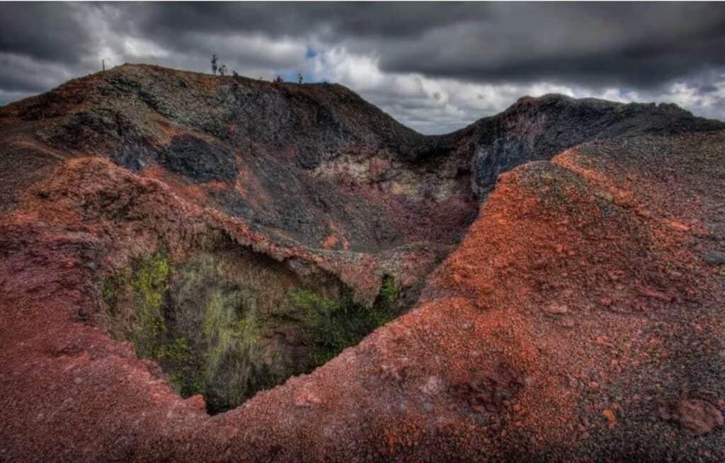 The Sierra Negre Volcano on Isabela Island in the Galapagos.