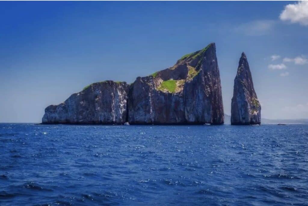 Kicker Rock on San Cristóbal Island's northern coast make a trip to the Galapagos worth it.