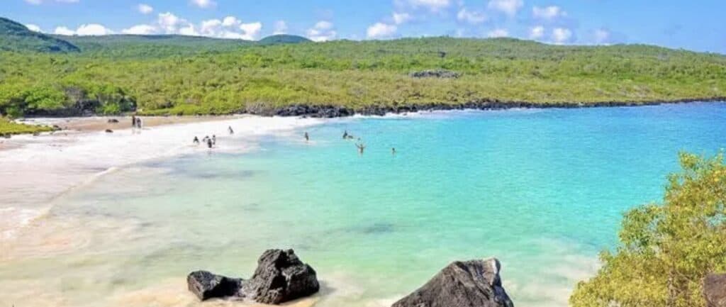 Puerto Chino, San Cristobal Island is one of our favorite beaches in the Galapagos Islands. 