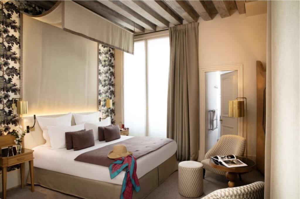 Hotel d'Aubusson is one of our favorite hotels in the Latin Quarter, Paris.