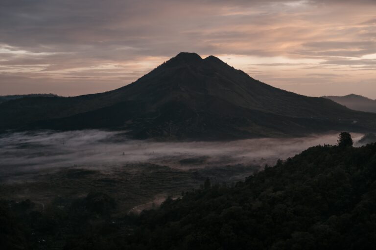 South Batur, Bali. You need an experienced guide to hike this beautiful mountain.