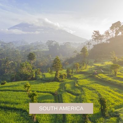 Manchu Picchu in South America. 