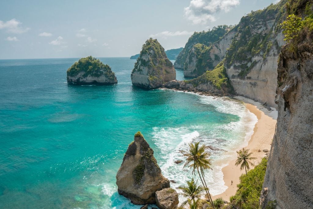 Bali, Indonesia. Picture of a beach. 