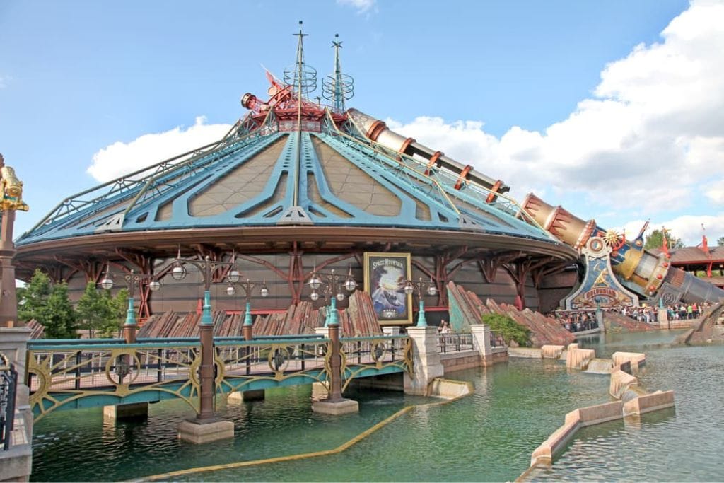Hyperspace Mountain in Disney Paris.