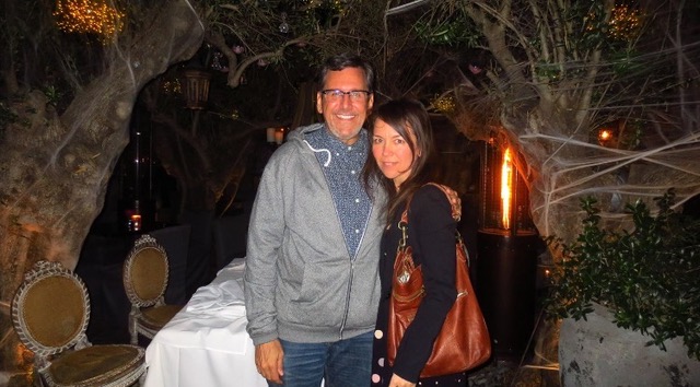 Me and Carey outside PUMP Restaurant and Lounge.