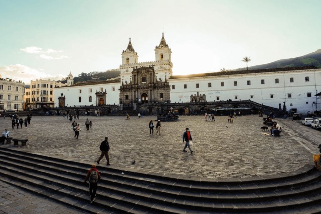 Plaza de San Francisco sits at the heart of Quito's historic district | Photo by Andrés Medina on Unsplash.
