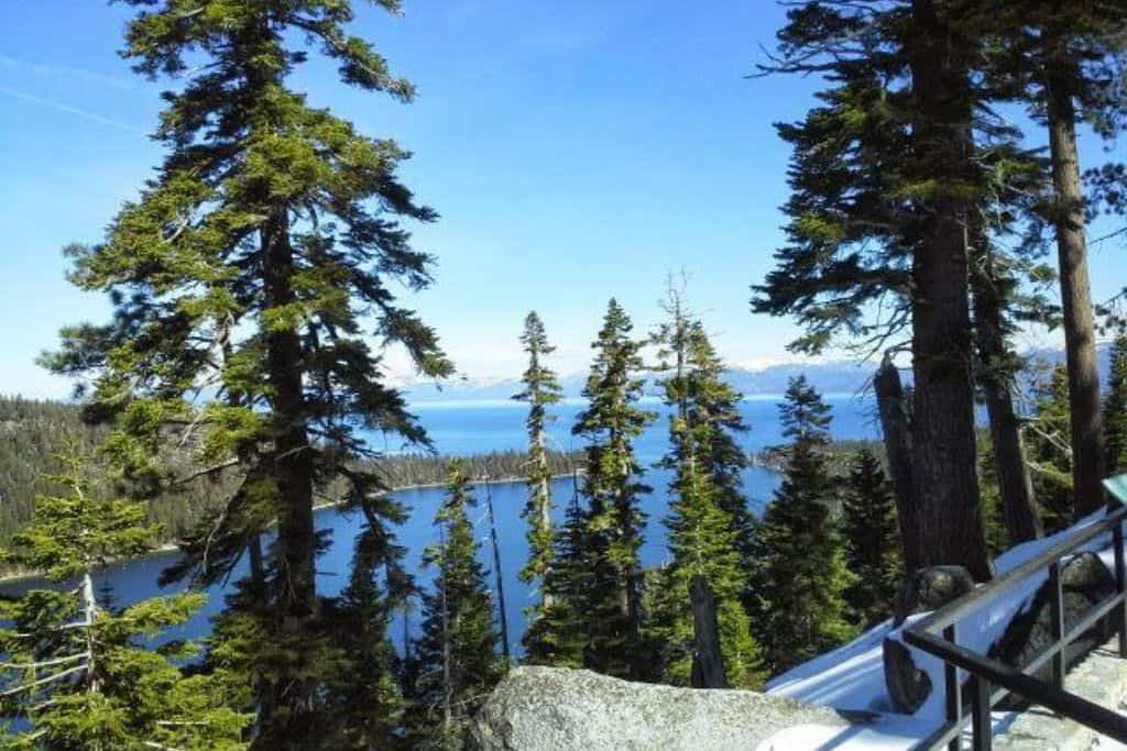 Lake Tahoe in February. 