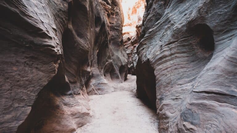 There are beautiful slot canyons to explore right here in San Diego.