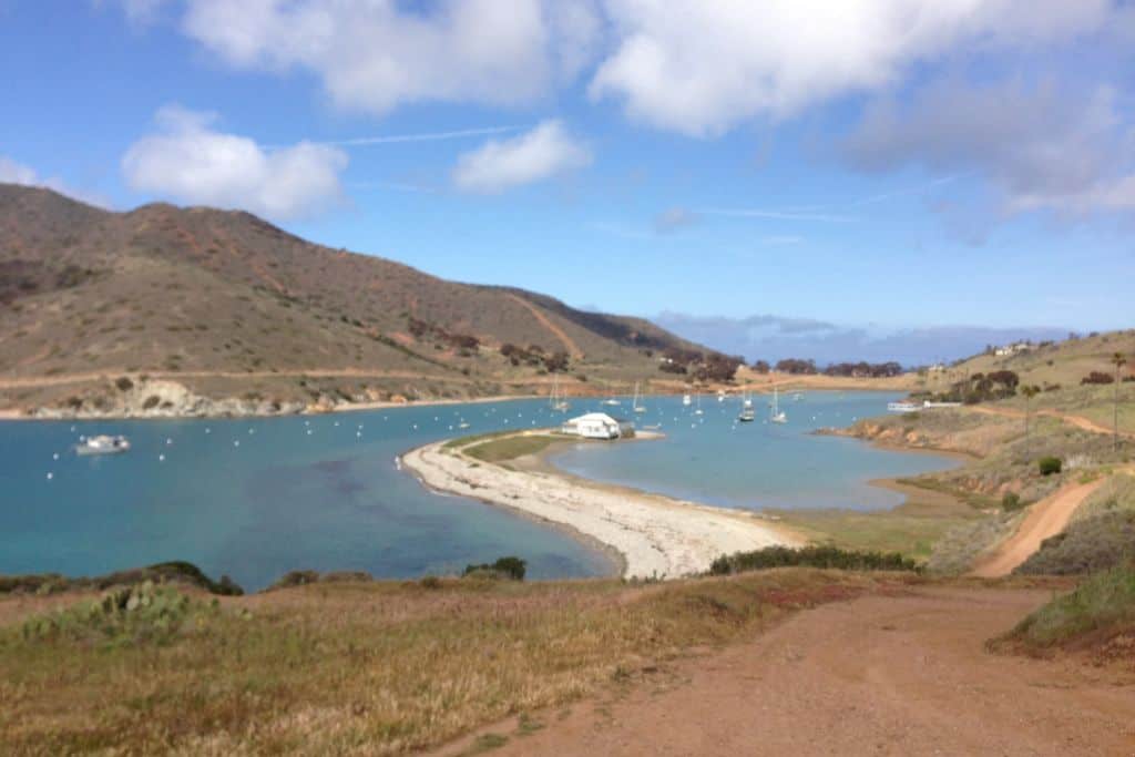 Two Harbors on Catalina Island, California.