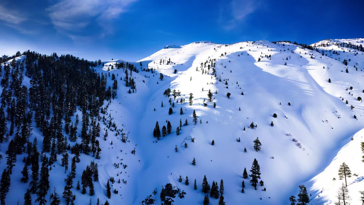 A mountain in Lake Tahoe, Sierra Nevada.